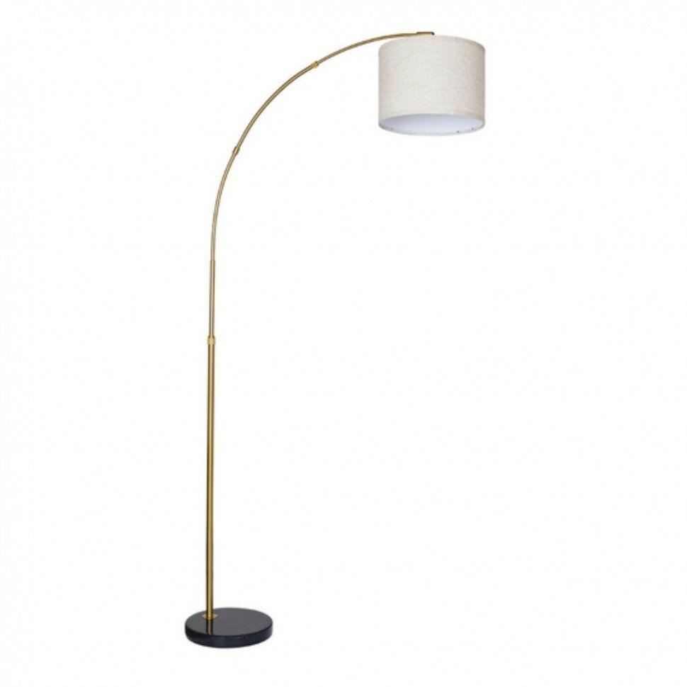 Торшер с абажуром Arte Lamp A4060PN-1PB PAOLO под лампу 1xE27 60W