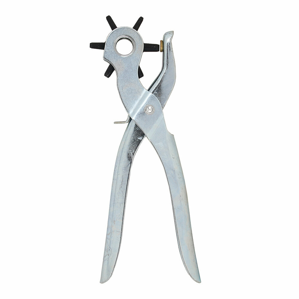 Дырокол Рокот, на 6 отверстий 5мм, серебристый, 21 см — фото 1