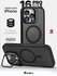 Чехол О'кейси, для Apple iPhone 16 Pro Max, силикон, черный, проз...