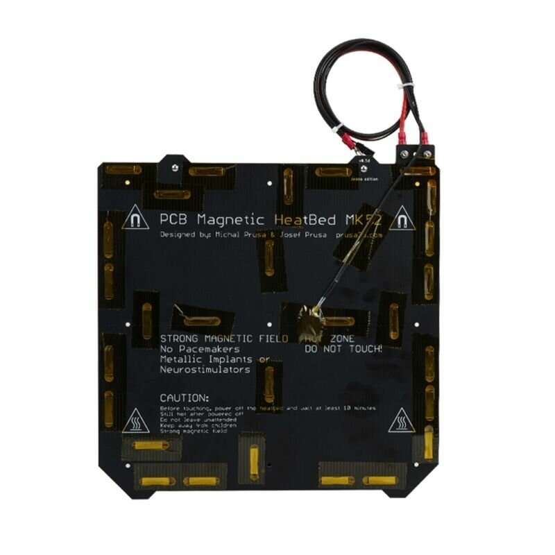 Замена 3D-принтера с подогревом, 220 Вт, 24 В для Prusa MK52 MK2.5 MK3 MK3S +