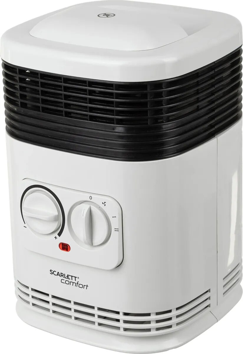 Тепловентилятор Scarlett SC-FH1.513MC 1500Вт с термостатом 2 режима белый