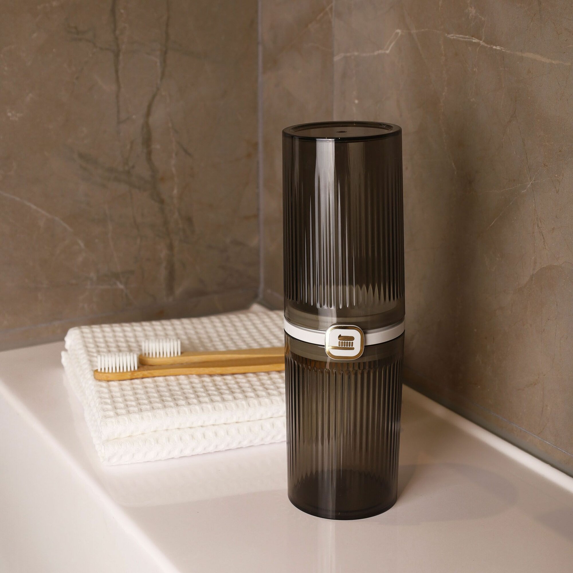 Футляр для зубной щетки и пасты, 22 см / органайзер дорожный; Moda Decor