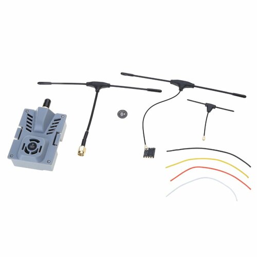 1 комплект беспроводного радиодистанционного модуля дистанционного управления на большие расстояния ELRS ES900TX ES900RX 915 МГц стабильный сигнал с низкой задержкой 7484₽