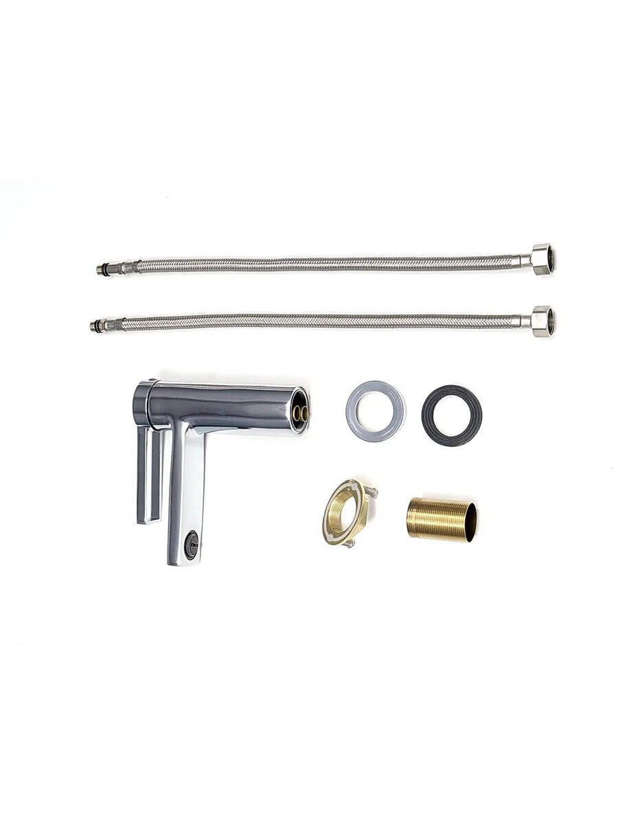 Смеситель для раковины Diadonna, латунь, однорычажный, гибкий шланг, с картриджем — фото 1