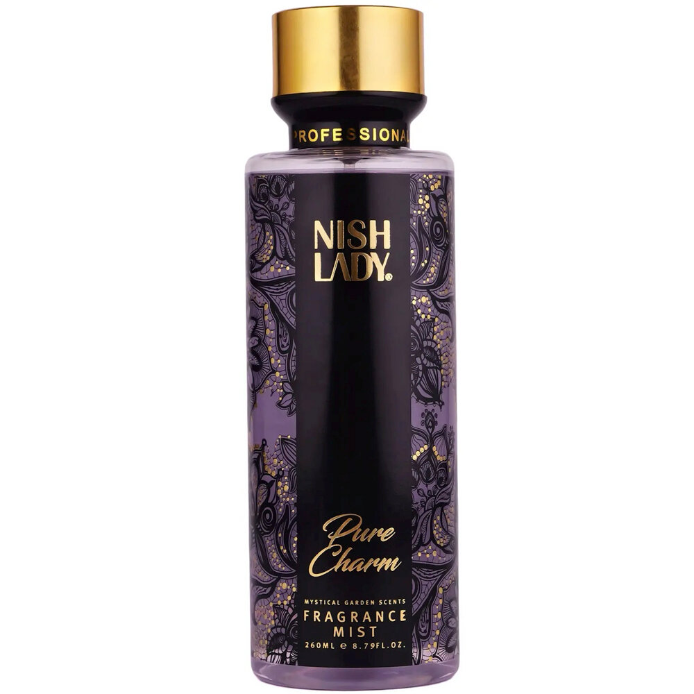 NishLady СПРЕЙ ДЛЯ ТЕЛА Nishlady Body Mist "PURE CHARM" 260 мл