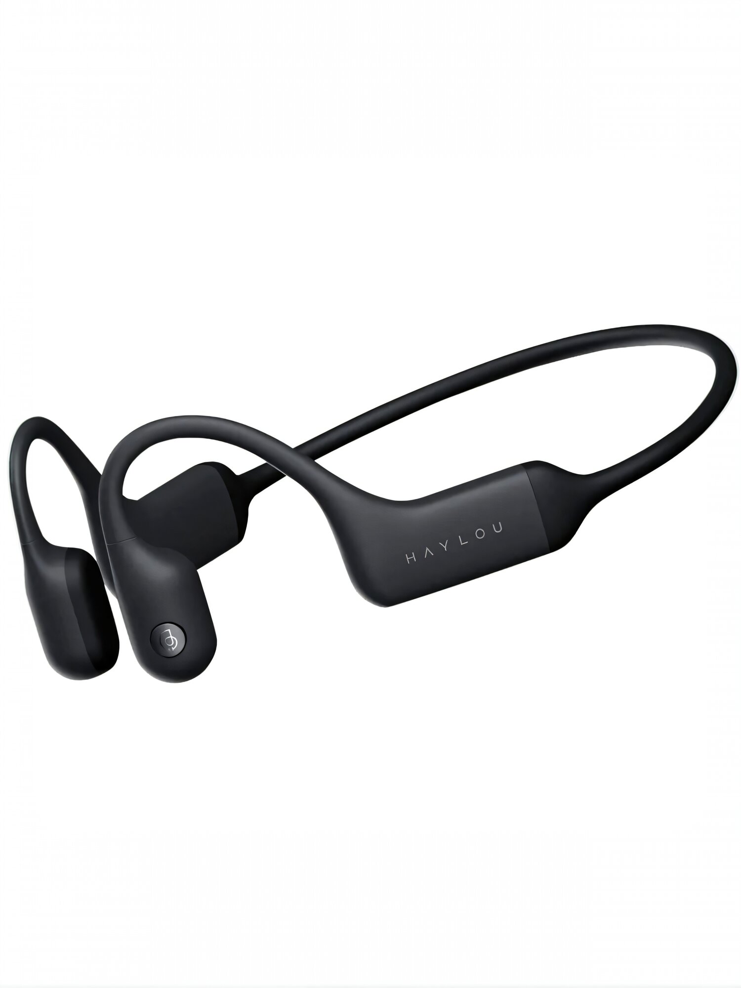 Наушники с костной проводимостью Haylou BC01 Black GL, беспроводные, с защитой от влаги IP67, легкие.