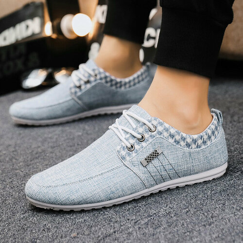 фото Мокасины moocie, размер длина стопы 27.5 см., blue