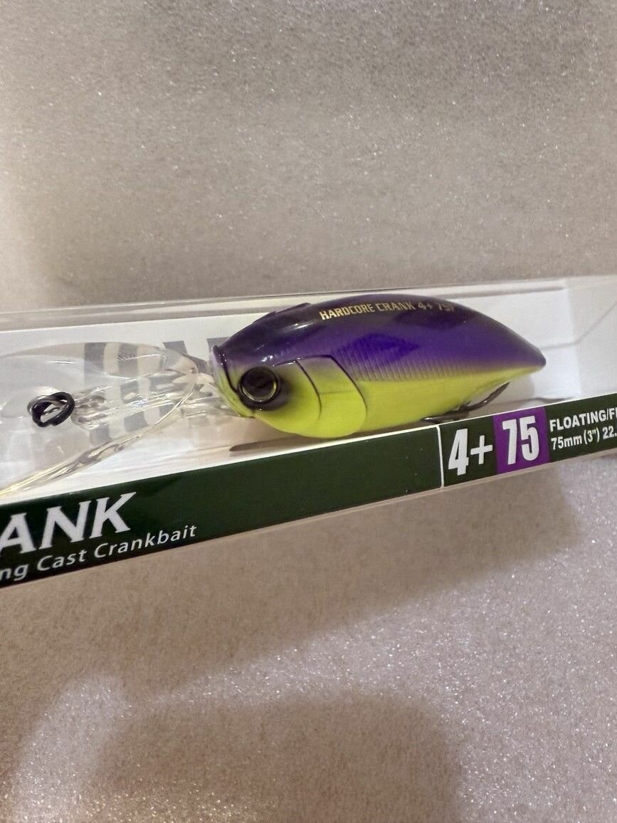 Воблер DUEL HARDCORE CRANK 4+ 75F R1377-PUCL (75мм,22.5г.) — фото 1