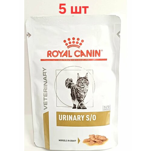 Влажный корм Royal Canin Urinary S/O для кошек для лечения МКБ 85гр х 5шт