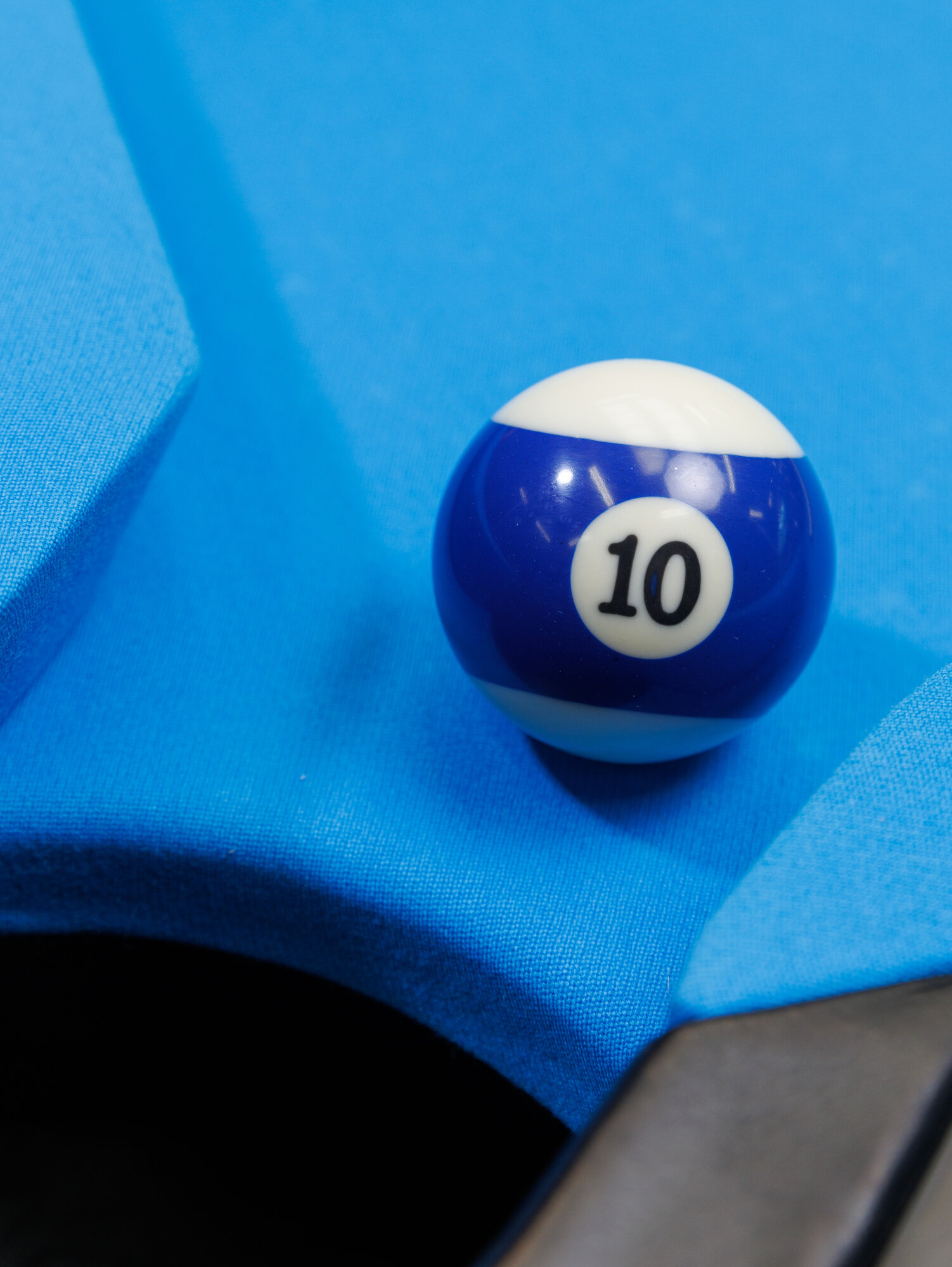 Шар для бильярда Mr.Fox Pool Standart №10 572 мм бильярдный шар синий/белый