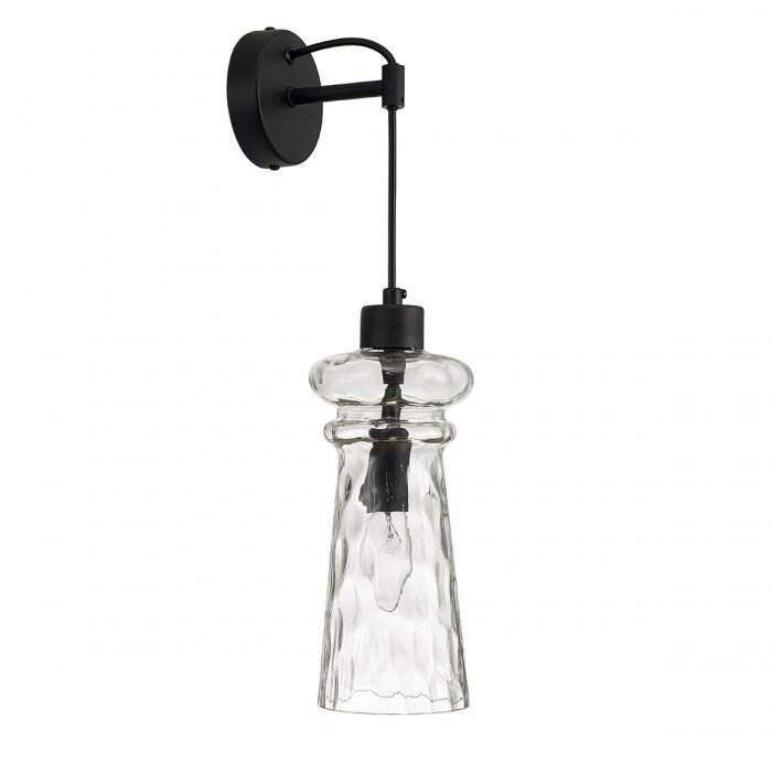 Бра ODEON LIGHT Pasti E14 1х40W (4966/1W) (спот) матовый черный металл стекло