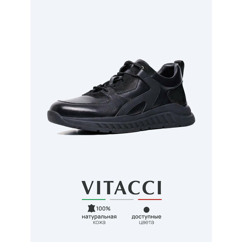 фото Кроссовки vitacci, размер 43, черный