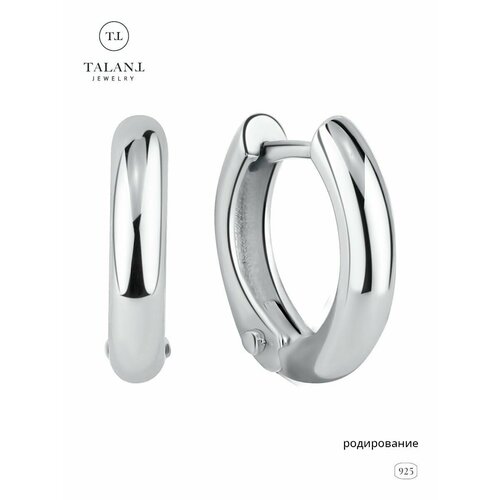 фото Серьги talant, серебро, 925 проба, , серебристый
