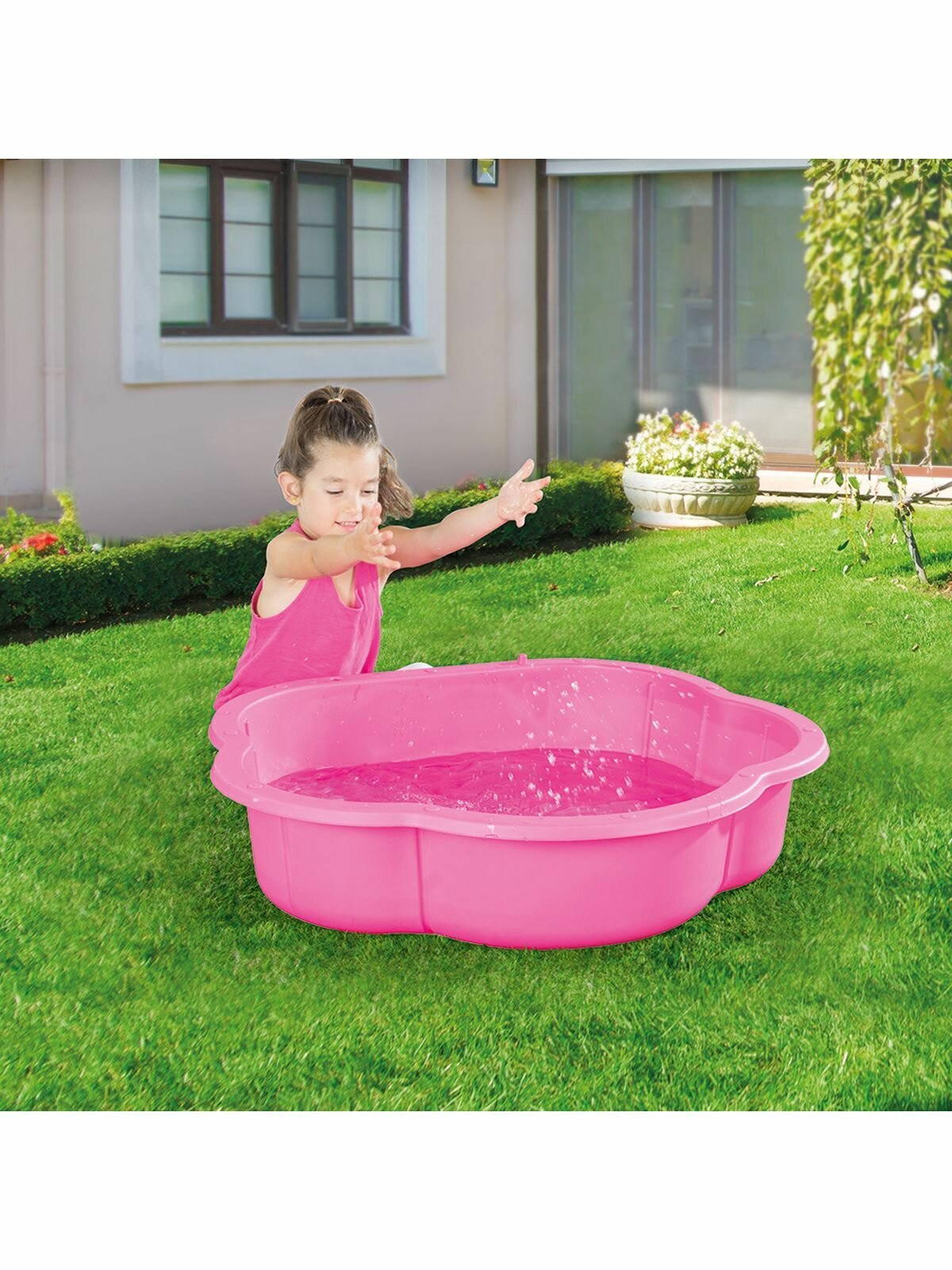 Песочница игровая DOLU Ракушка, песок-вода — фото 1