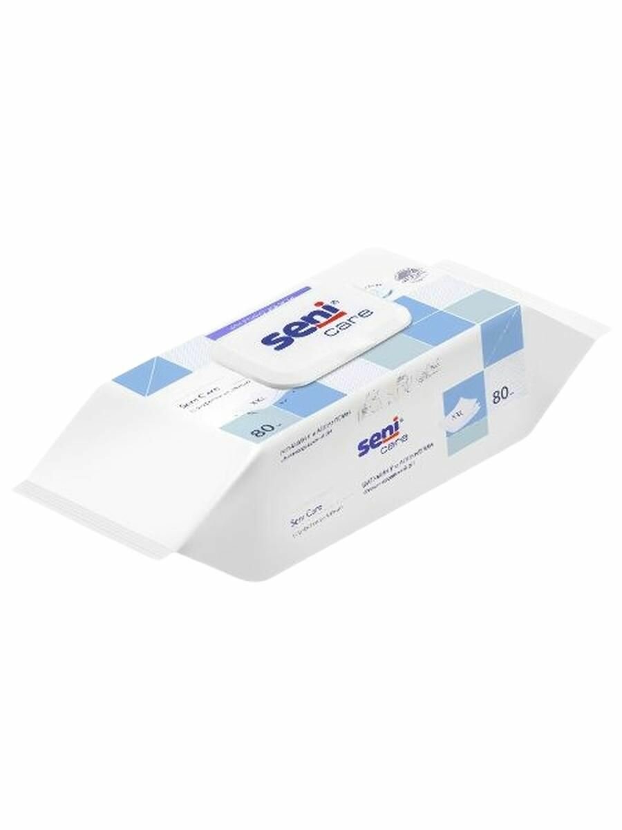 Картинки Seni care, салфетки влажные с витамином Е и аллантоином 80 шт