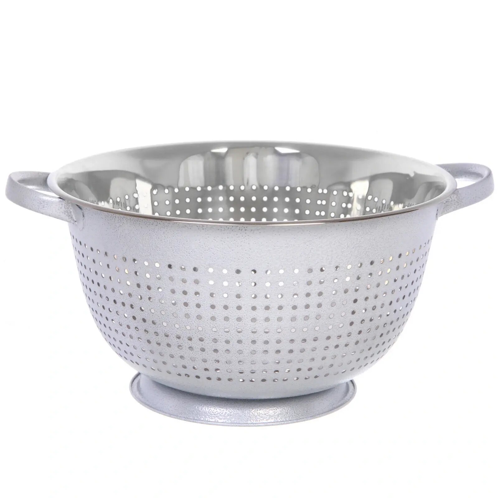 Дуршлаг из нержавеющей стали 5л диаметр 29см с круглыми ручками