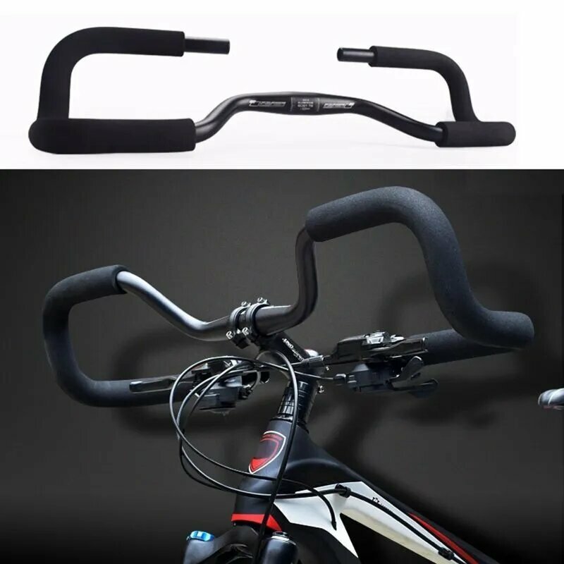 Руль MTB bicycle butterfly из алюминиевого сплава 31,8 мм, сменные аксессуары черного цвета