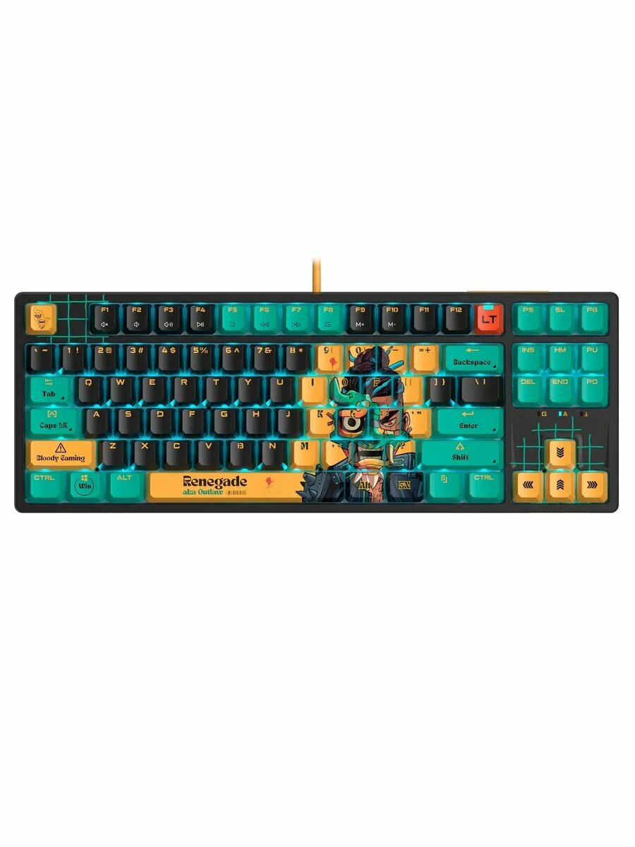 Клавиатура Bloody AT87 Renegade USB for gamer LED