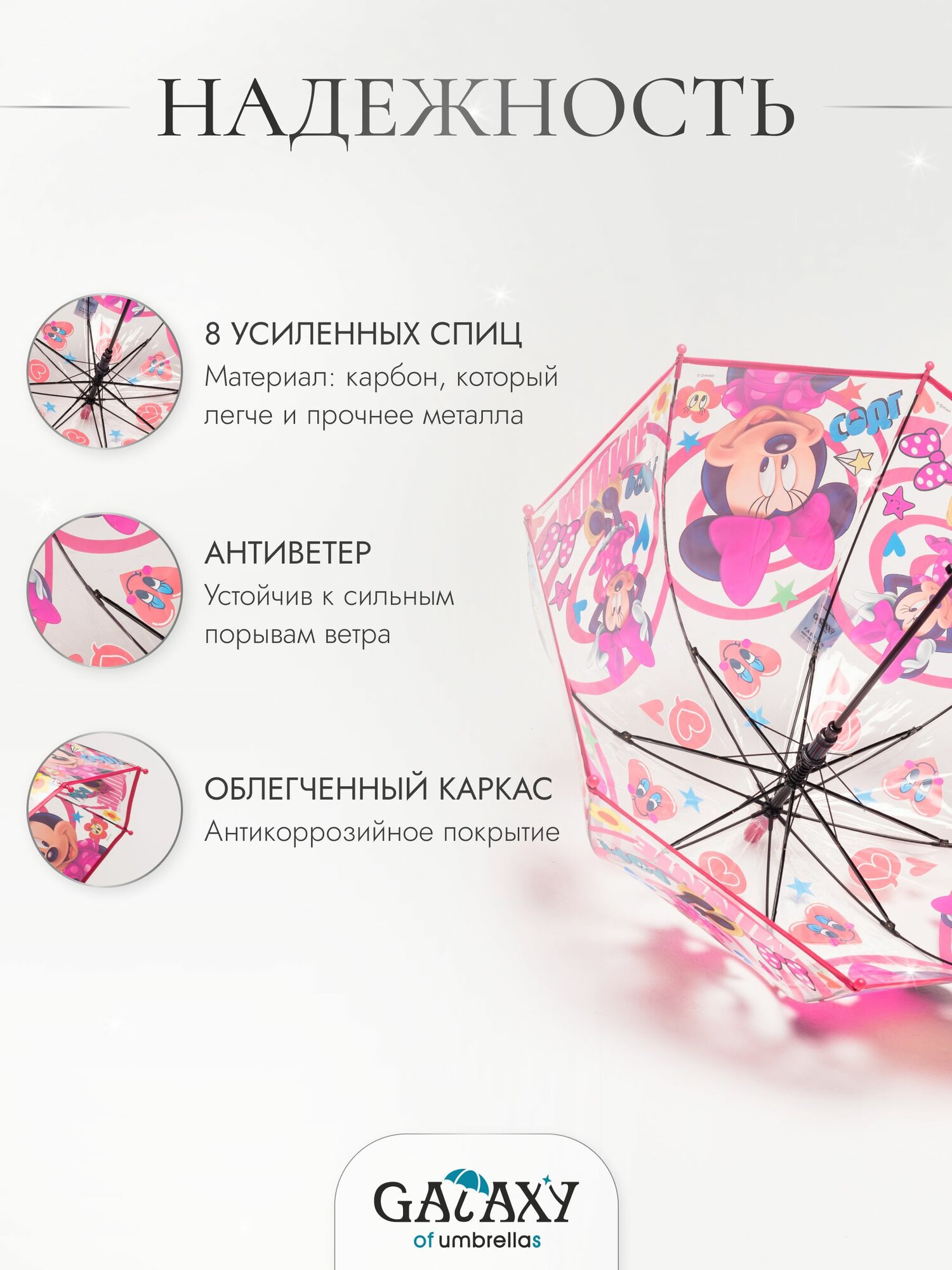 Зонт-трость GALAXY OF UMBRELLAS — фото 1