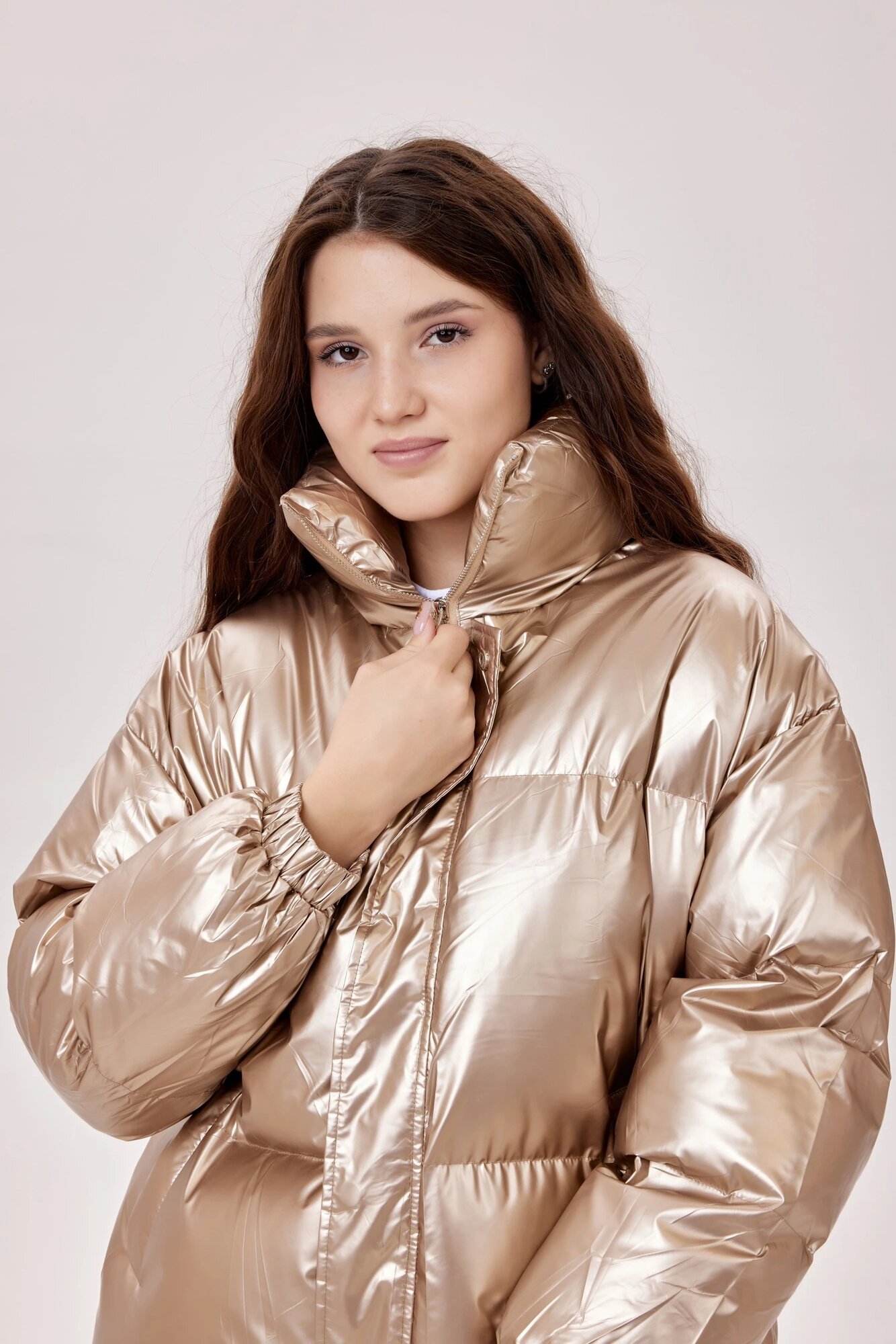 Куртка Selfie, размер M, бежевый — фото 1