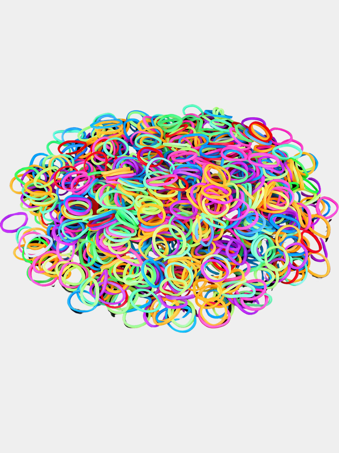 Набор резинок для плетения и создания браслетов, набор 600 шт. — фото 1