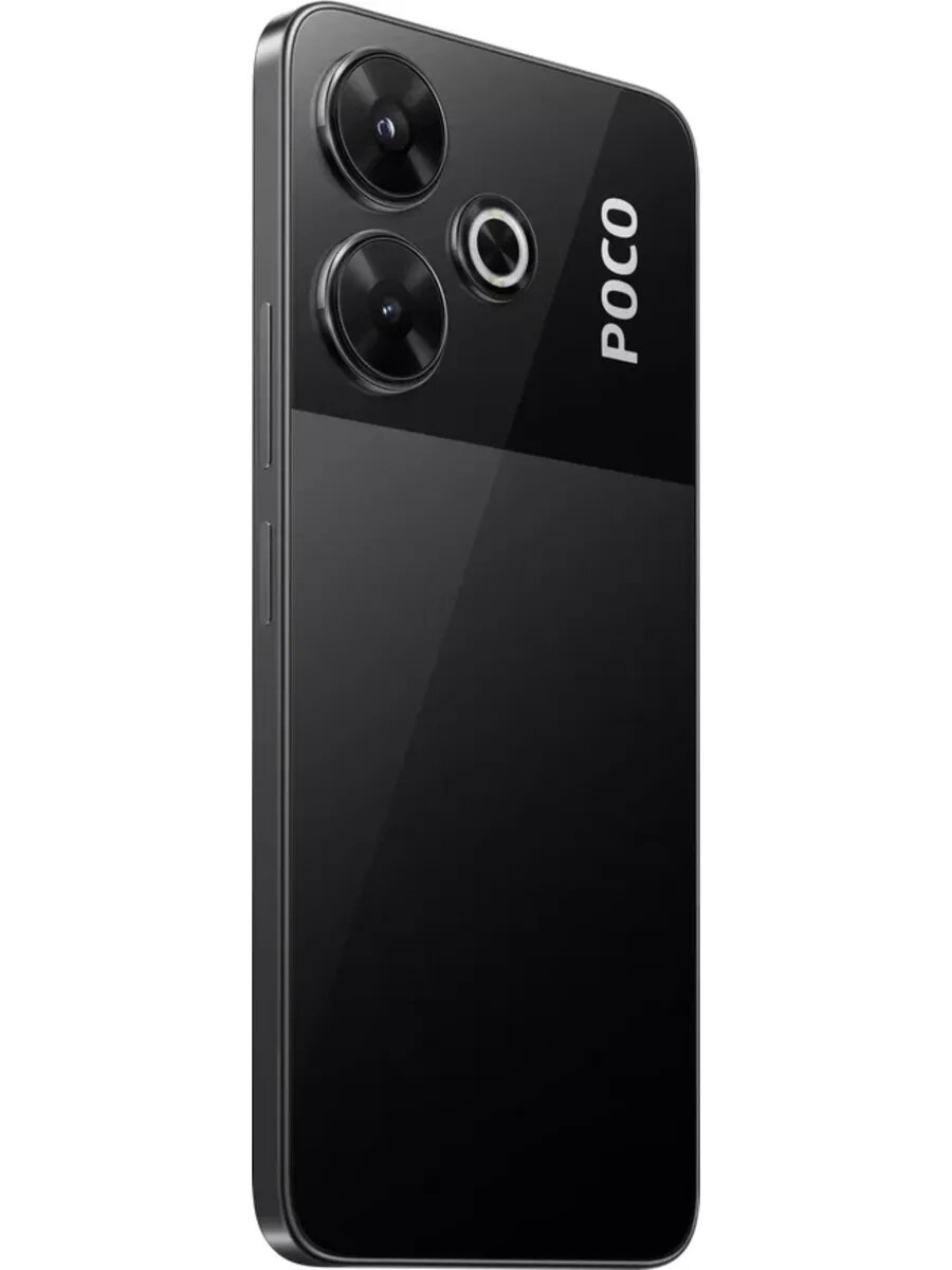 Смартфон POCO M6 6+128 N19C/Black/6.79" FHD+/IPS/90Hz/MTK G91 Ultra/And14/108+2MP/13MP/microSD/5030mAh — фото 1