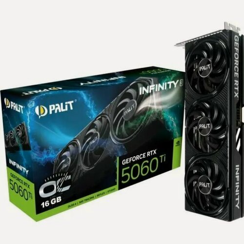 Изображение товара Видеокарта Palit GeForce RTX 5060 Ti INFINITY 3 OC 16G