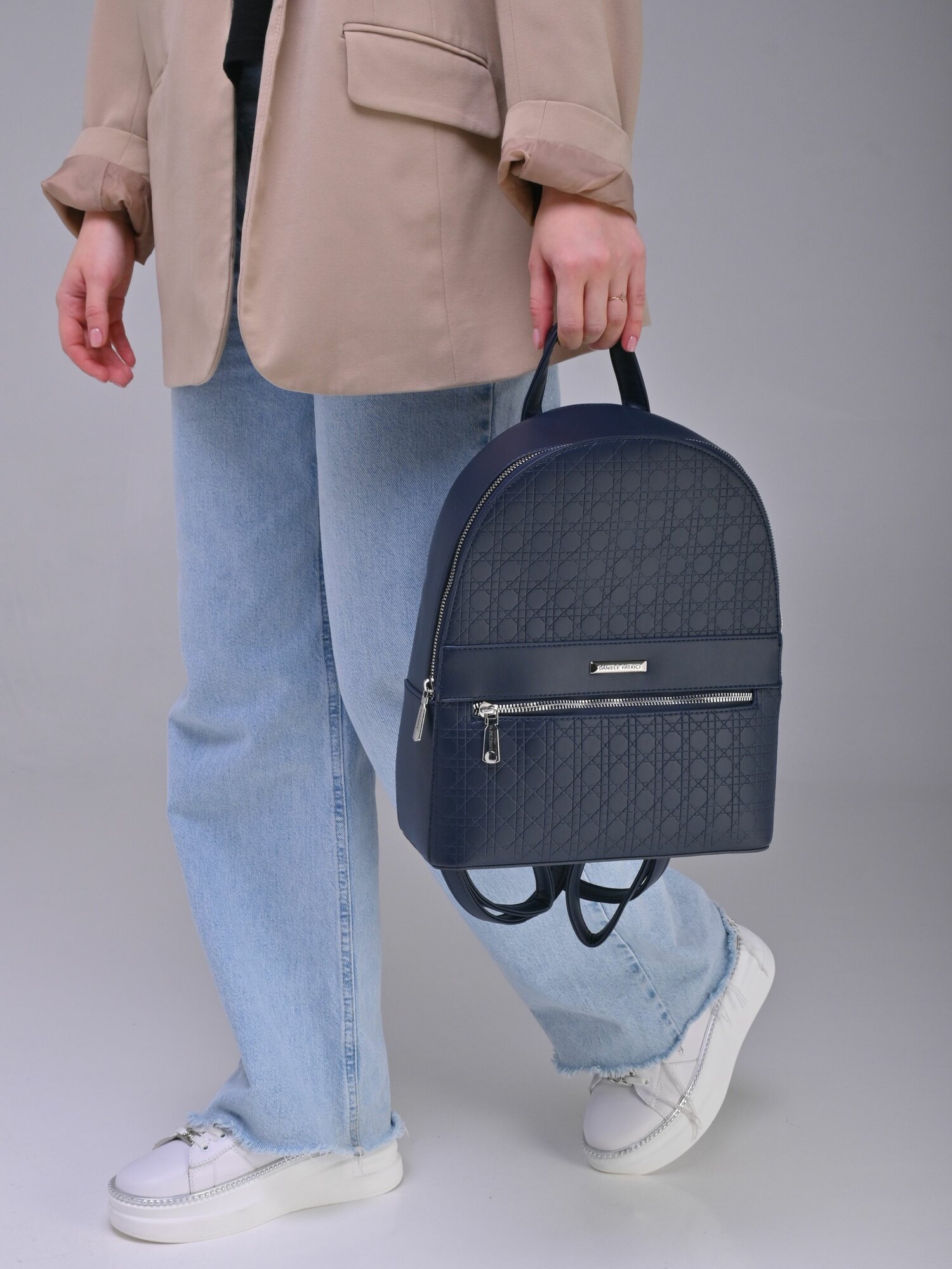 Сумка-рюкзак Daniele Patrici, темно-синий — фото 1