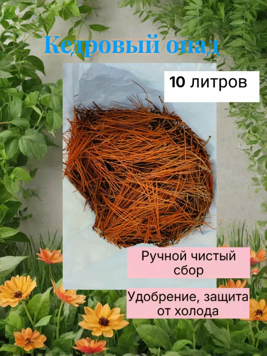 Мульча Кедровый опад 10л.