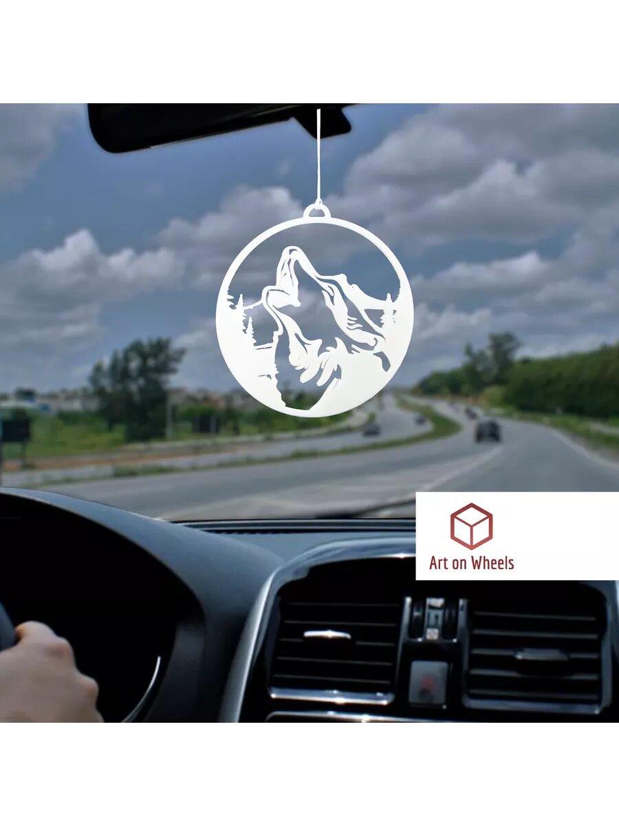 Подвеска в машину на зеркало Вожак  подарок автолюбителю 