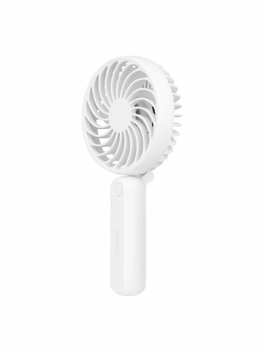 Вентилятор с аккумулятором Rombica Handy Fan, 4Вт, складной, 3 скорости, белый — фото 1