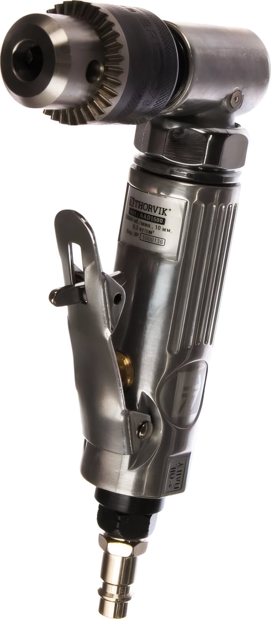Дрель пневматическая угловая 15000 об/мин, патрон 1-10 мм Thorvik AAD1500