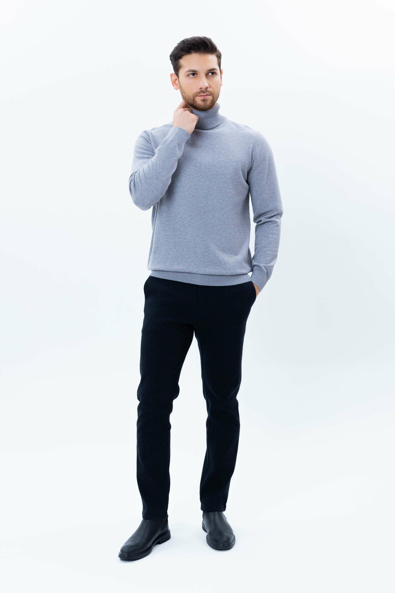 Брюки классические TERRA PRO, размер 34, navy — фото 1