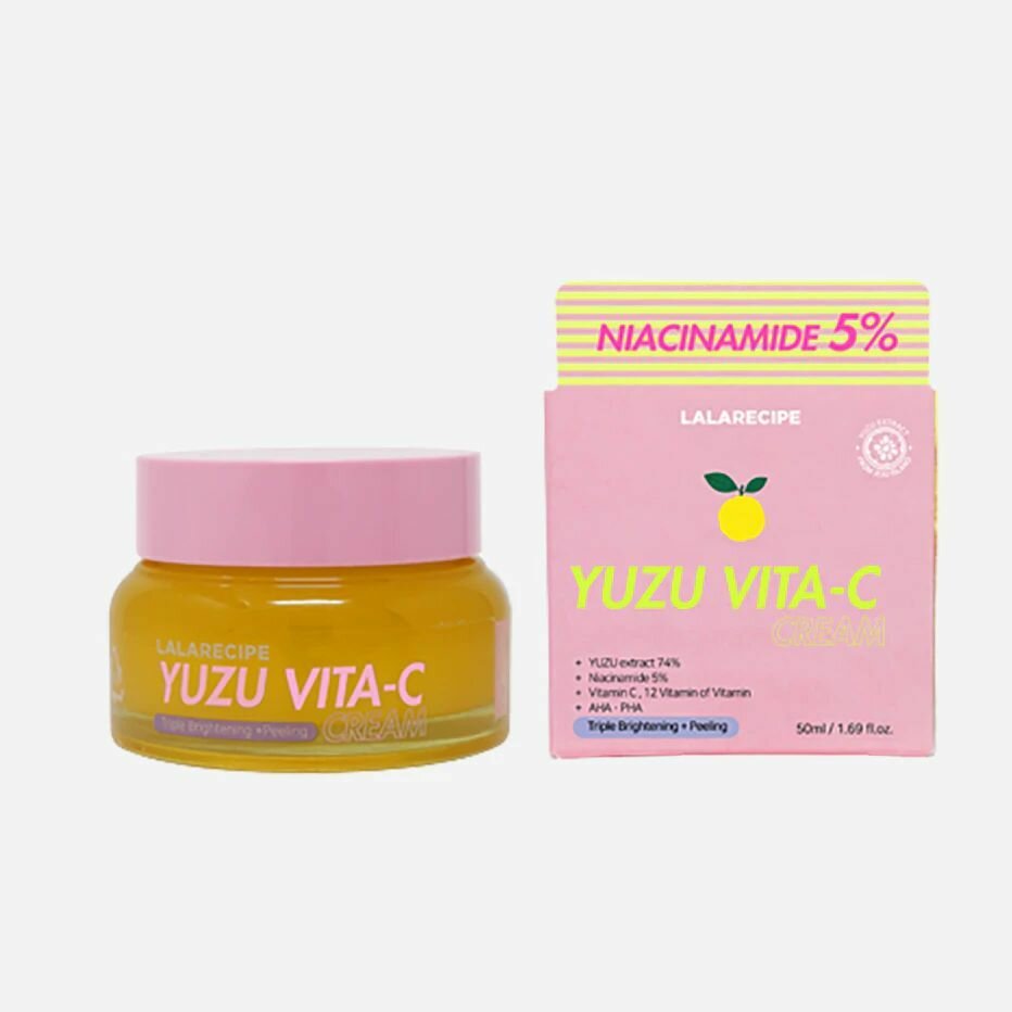 Крем для лица с витамином С Lalarecipe Yuzu Vita C Cream, 50 мл — фото 1