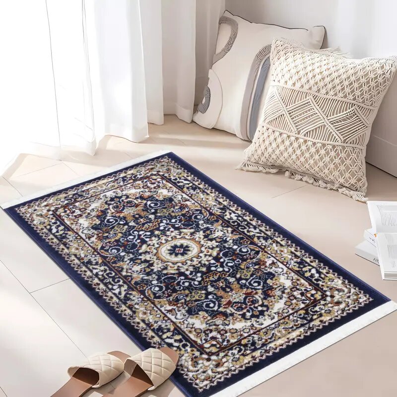 Прикроватный коврик Анатолия 60x110 см полипропилен 84421_33 цвет синий