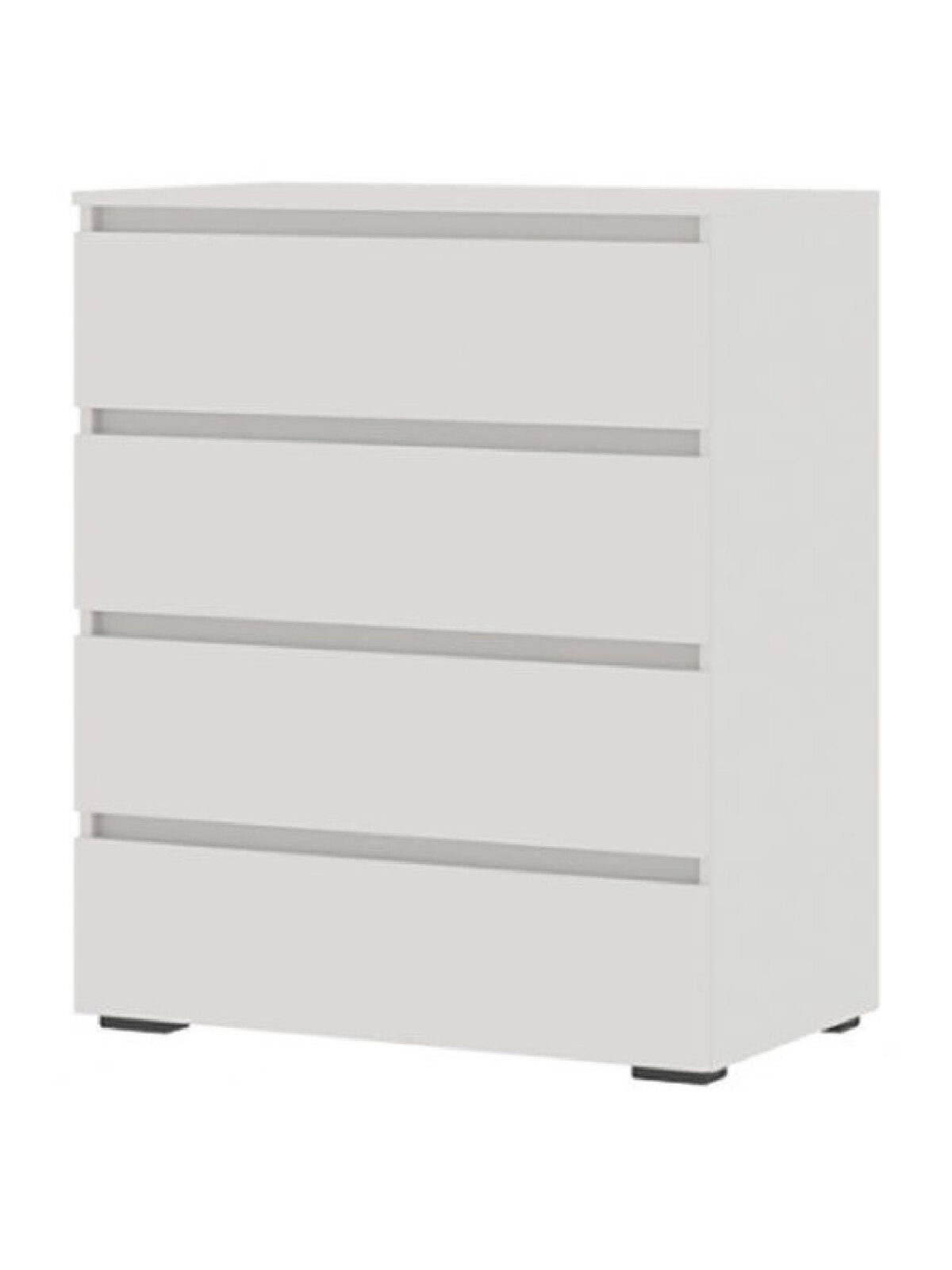 Комод Стендмебель Хелен КМ-02 белый ЛДСП 4 ящика 960x460x802 мм