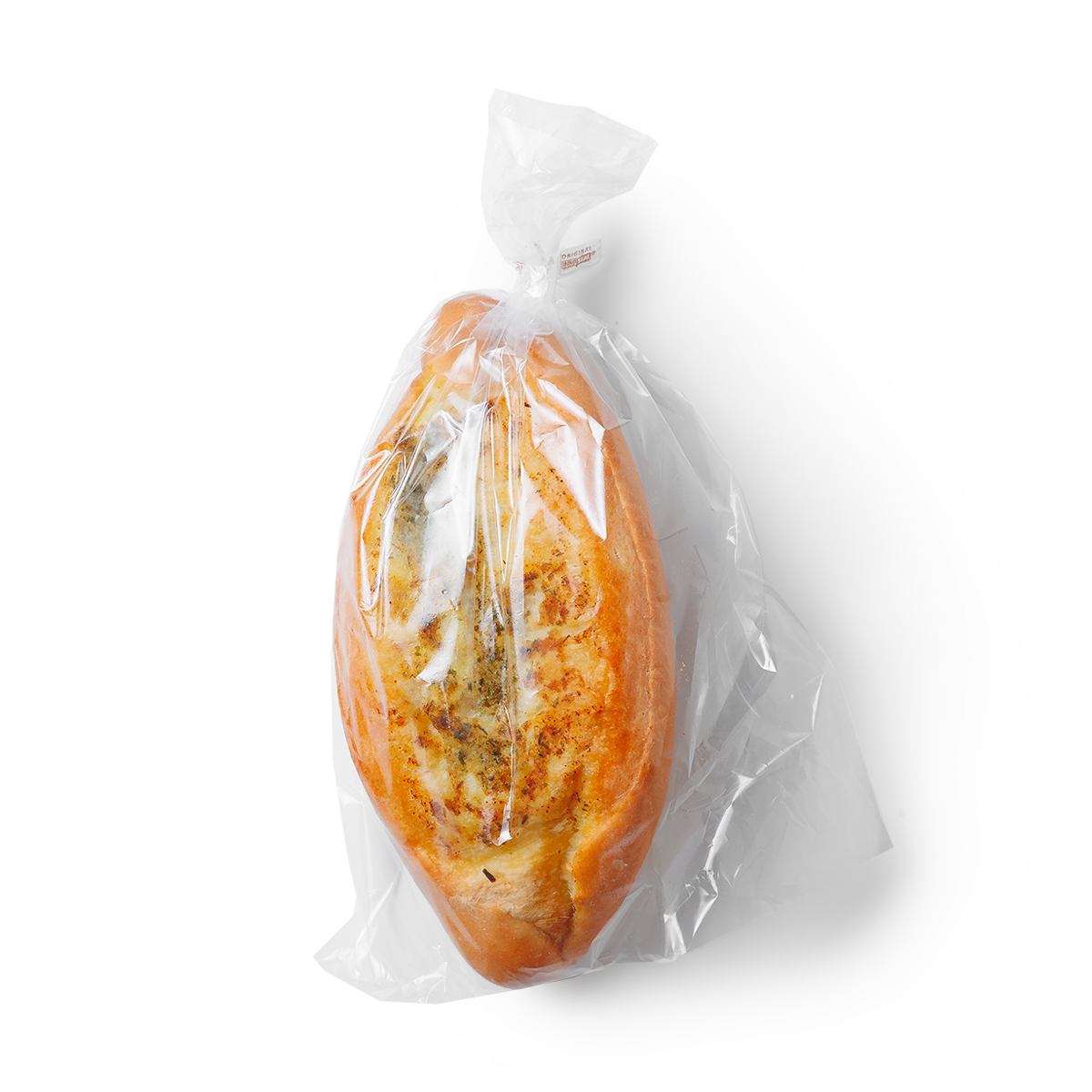 Багет "Бахетле", чесночный, в пластиковом пакете, 130 граммов, 1 упаковка — фото 1