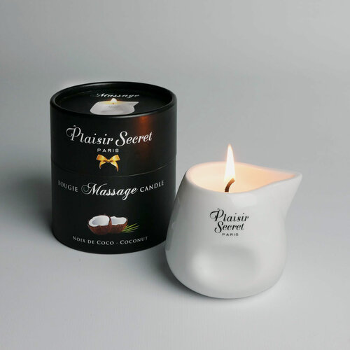 Изображение товара MASSAGE CANDLE COCONUT 80ML Свеча с массажным маслом Кокос 80 мл