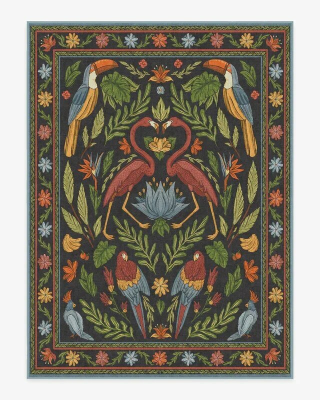 Ковёр в американском стиле ретро с животным рисунком 50x80cm-20x31in 2