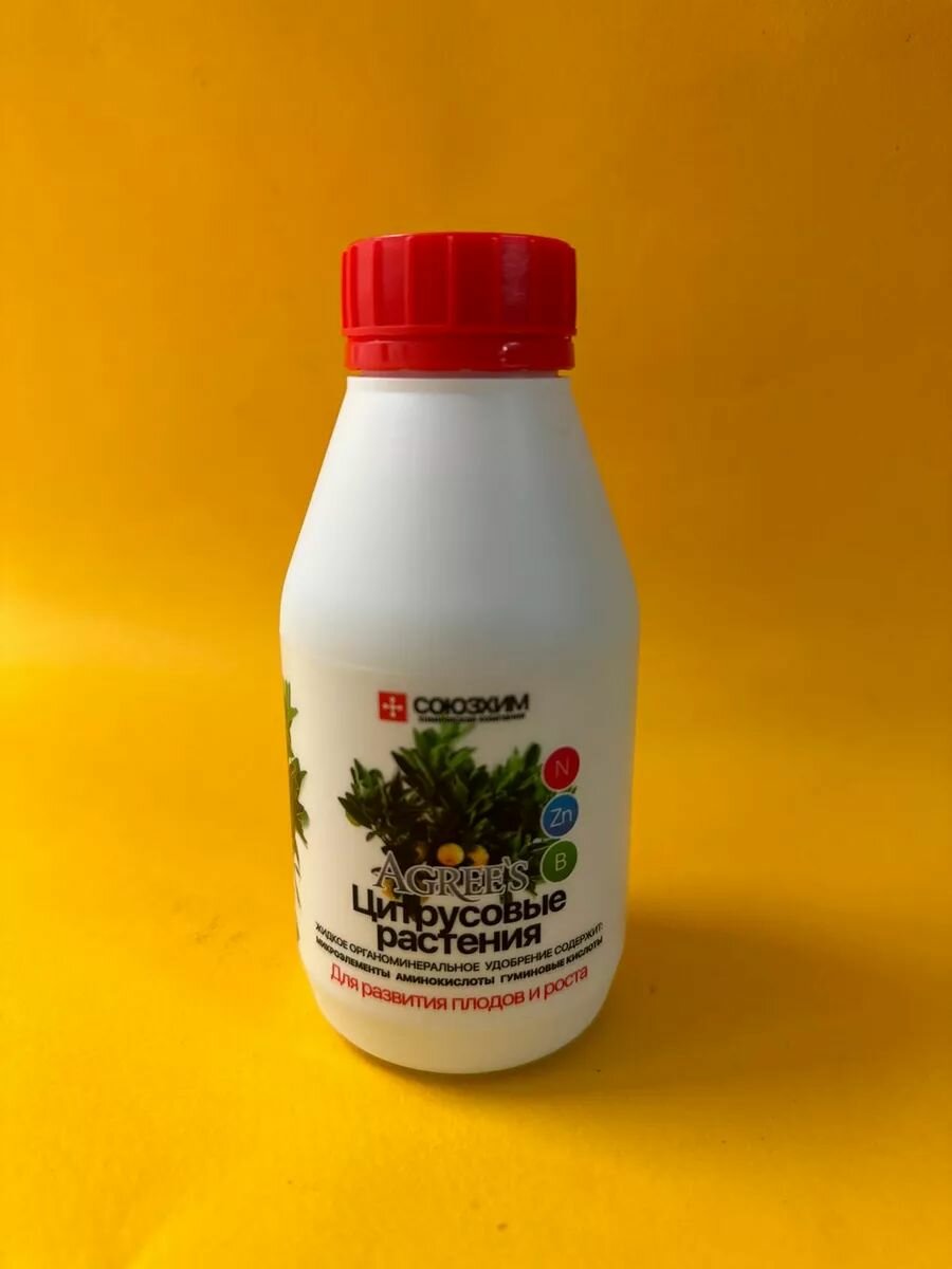 Органоминеральное удобрение Агрис Цитрусовые растения 250 мл