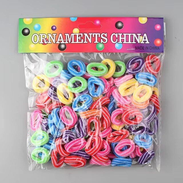 Резинка для волос Ornaments, для девочек, разноцветные, 40 штук