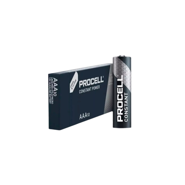Батарейка DURACELL PROCELL CONSTANT AAA BOX10 (10) шт. в упаковке, щелочная — фото 1