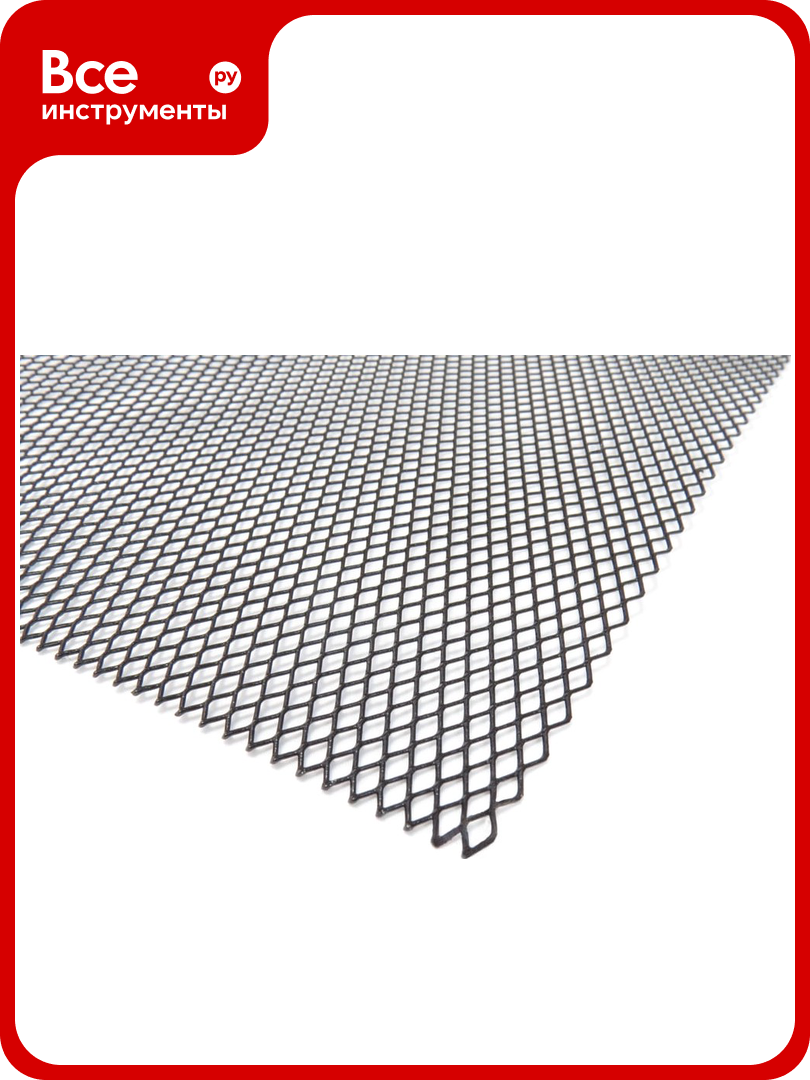 Лист ПилотПро ал декор ПВЛ TR10 08x500x1000 черный 14585