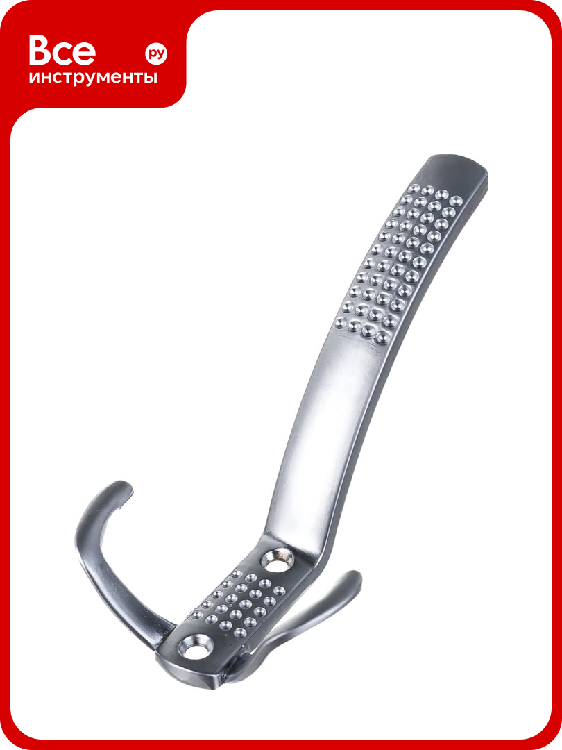 Мебельный крючок KERRON Д140 Ш70 В40 матовый хром KR 0070 SC