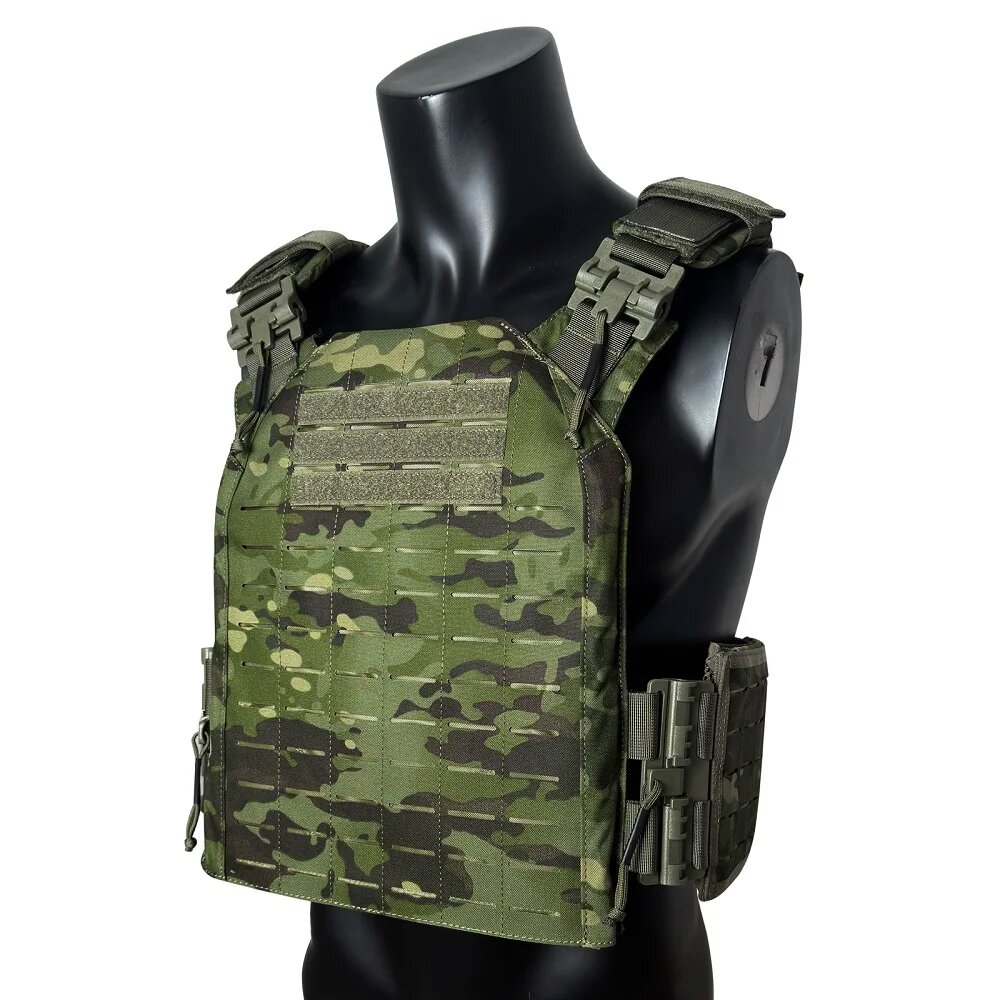 EMERSONGEARS 1000D нейлоновый переносной жилет для улицы, тактический жилет для охоты, защитный регулируемый жилет MOLLE, AT-FG, Мужской — фото 1