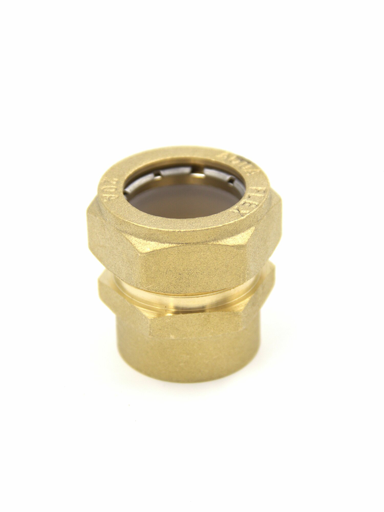 Муфта SF 20*3/4" с внутренней резьбой 3/4 дюйма (мама) для гофрированной трубы 20 мм - фитинг AQUAFLEX 1 штука