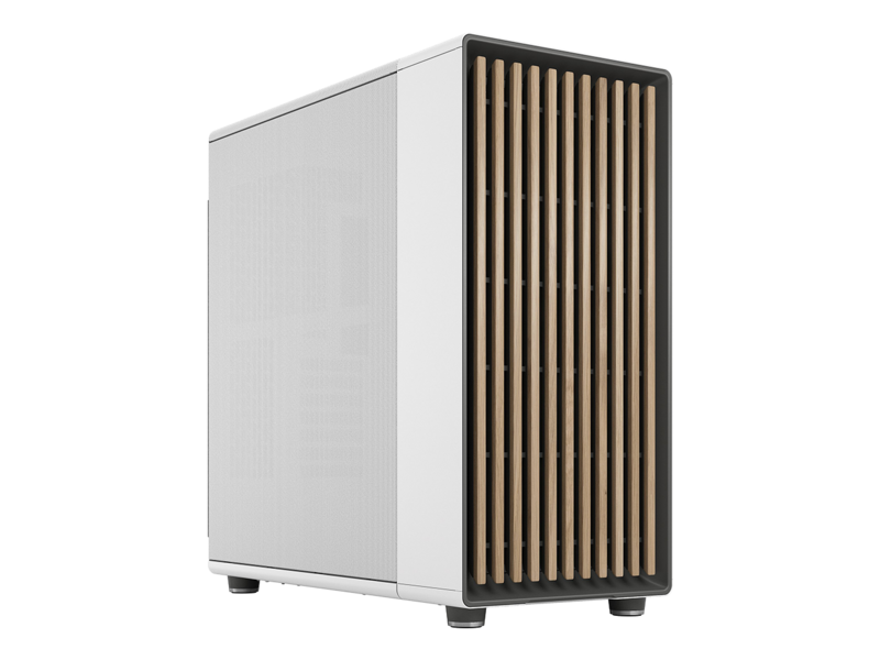 Корпус пк без блока питания корпус пк без блока питания/ Case Fractal Design North XL, Full-Tower, 3x140mm, 2xUSB-A 3.2 + 1xUSB 3.2 Type-C E-ATX, ATX, mATX, mITX Wood panel, Chalk White
