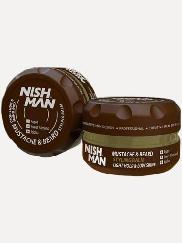 Изображение товара NISHMAN Бальзам-стайлинг 2в1 для бороды и усов, 30 мл