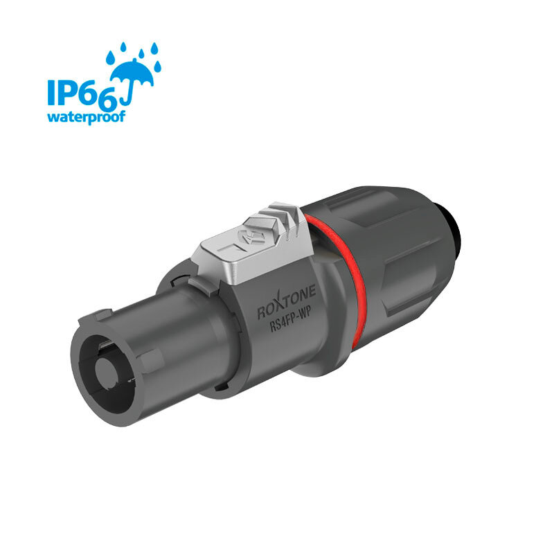 ROXTONE RS4FP-WP-Red Разъем кабельный типа speakon влаго защищенный (IP66) 4-х контактный 