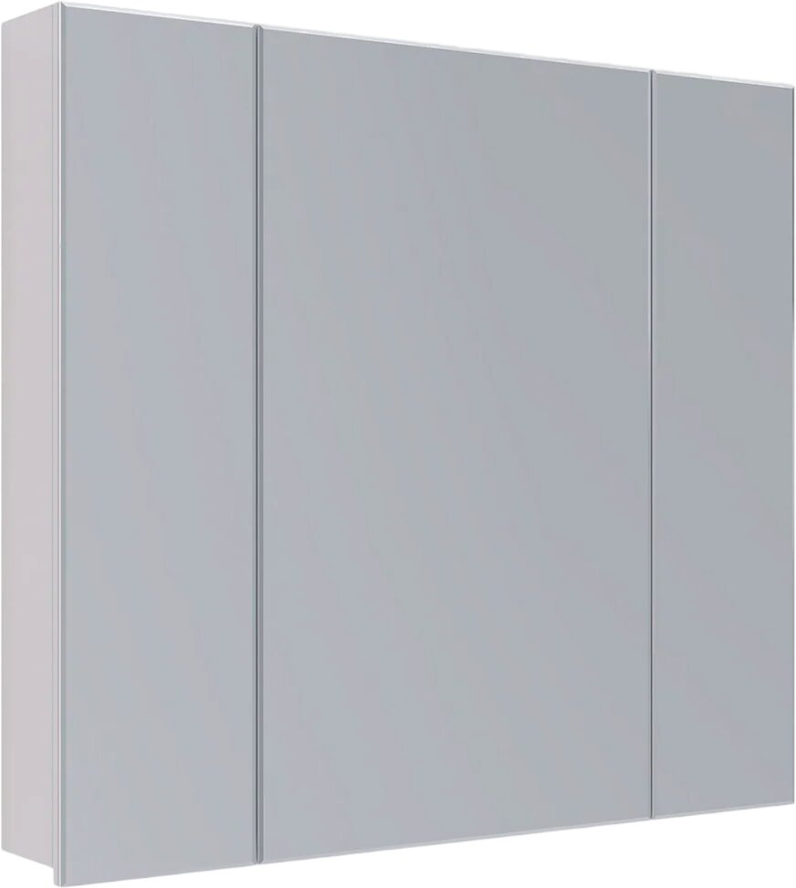 Зеркало-шкаф Lemark Universal 90 90 см белое в современном стиле чешское